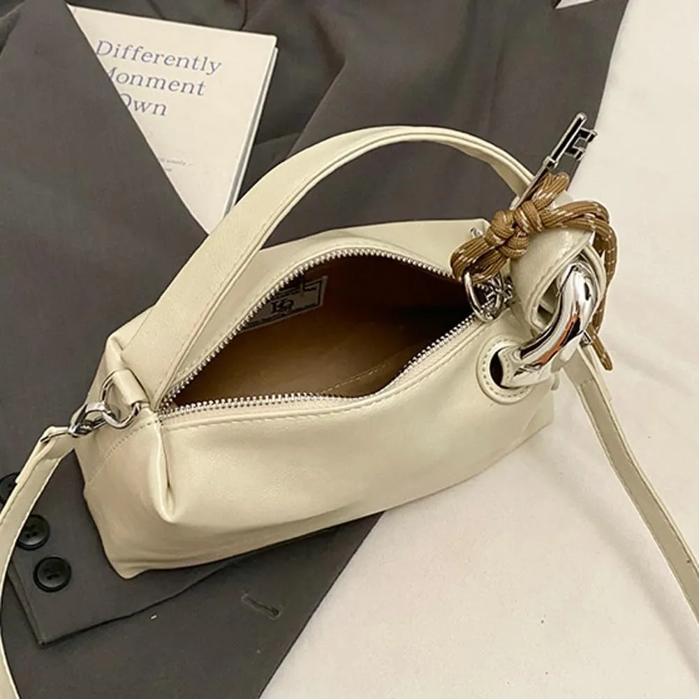 2025 Trendy Tote Bag Small Crossbody Handbag for Women Soft Leather Hobo Shoulder Bag Slouchy Top Handle Handbag Satchel