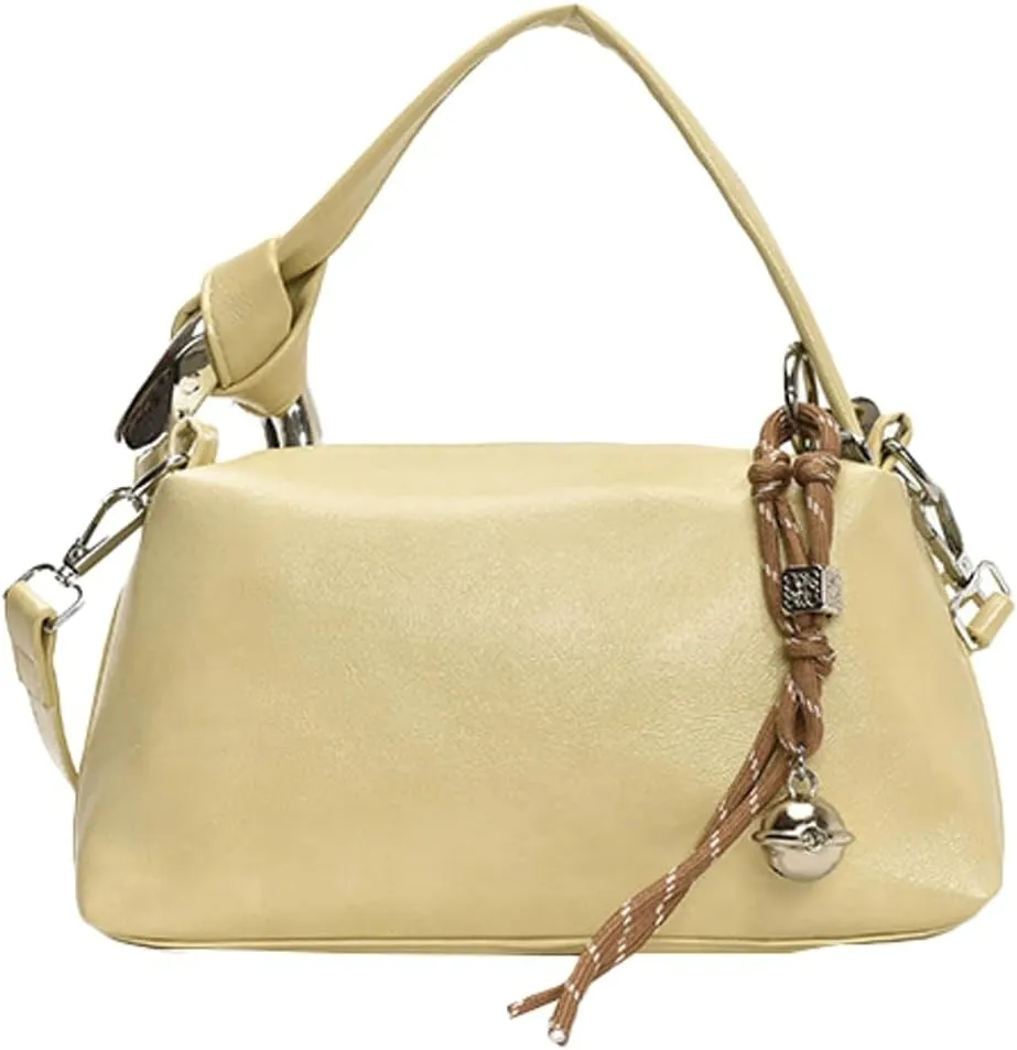 2025 Trendy Tote Bag Small Crossbody Handbag for Women Soft Leather Hobo Shoulder Bag Slouchy Top Handle Handbag Satchel