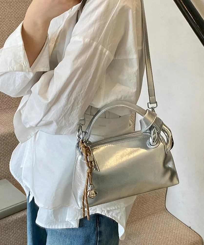 2025 Trendy Tote Bag Small Crossbody Handbag for Women Soft Leather Hobo Shoulder Bag Slouchy Top Handle Handbag Satchel
