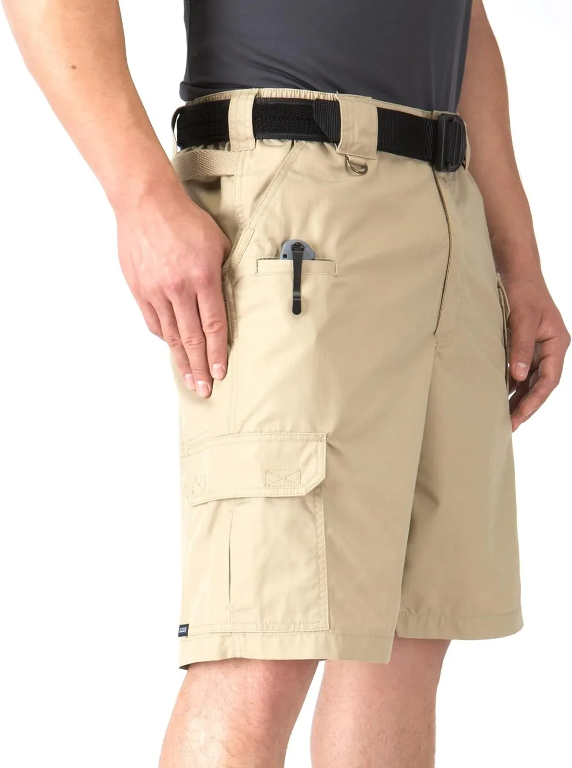 5.11 Tactical Men's Taclite Pro 11" Ripstop Shorts, Adjustable Waistband, Style 73308ABR