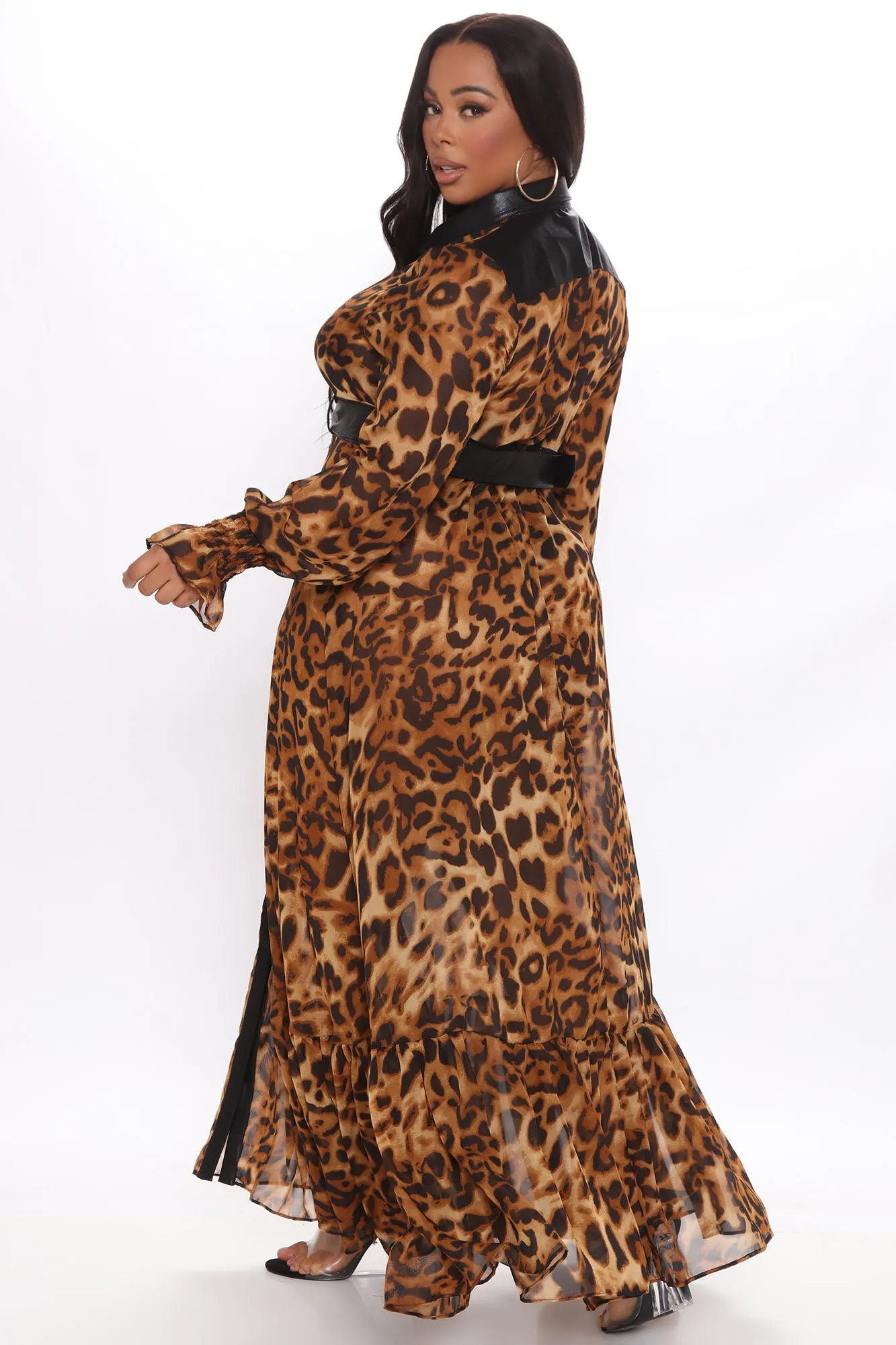 Amigas Cheetahs Maxi Dress - Leopard
