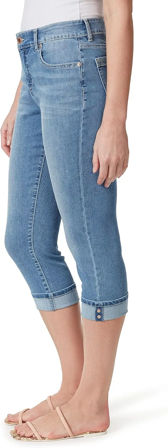Bandolino Women's Mandie 5 Pocket High Rise Capri