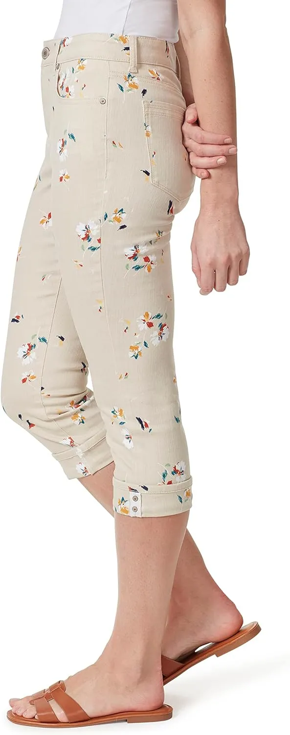 Bandolino Women's Mandie 5 Pocket High Rise Capri