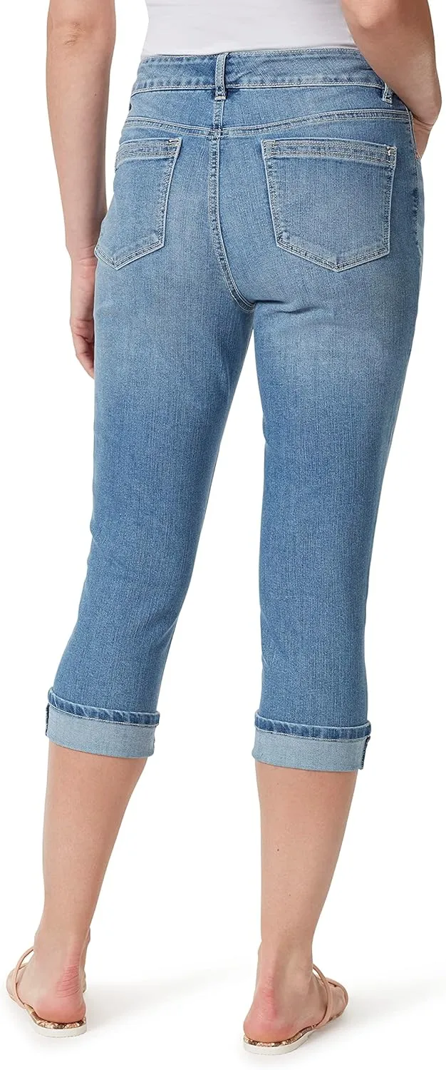 Bandolino Women's Mandie 5 Pocket High Rise Capri