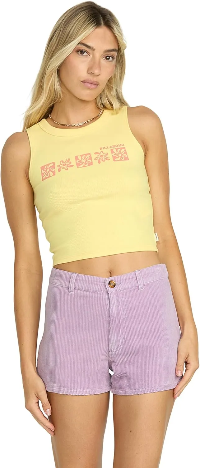 Billabong Women's Slim Fit Free Fall Cotton Corduroy Shorts