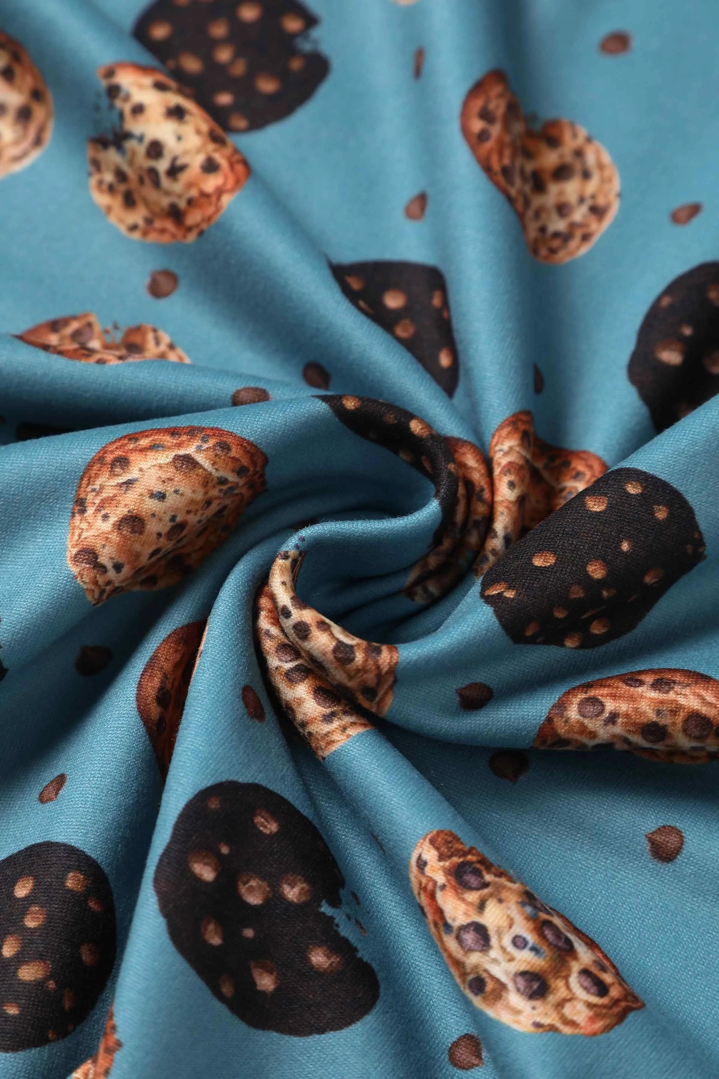 Billie Cookie Blue Long Sleeved Dress