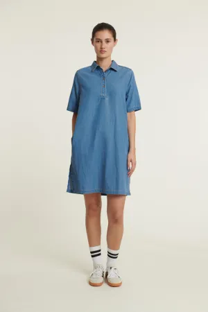 Bine Polo Dress - Light Blue