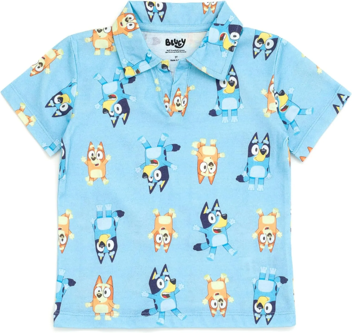 Bluey Bingo Polo Shirt and Shorts Toddler to Little Kid