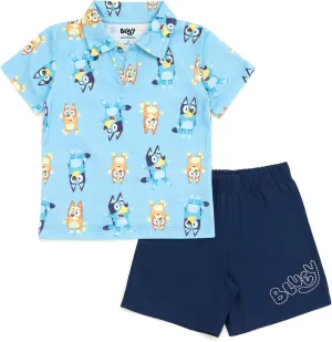 Bluey Bingo Polo Shirt and Shorts Toddler to Little Kid
