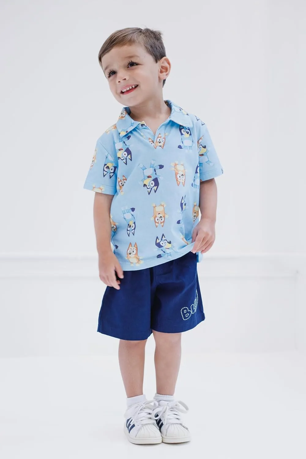 Bluey Bingo Polo Shirt and Shorts Toddler to Little Kid
