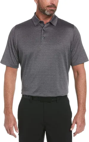 Callaway Men's Swing Tech Ventilated Short Sleeve Golf Polo Shirt, Moisture-Wicking, Textured Ventilated Fabric