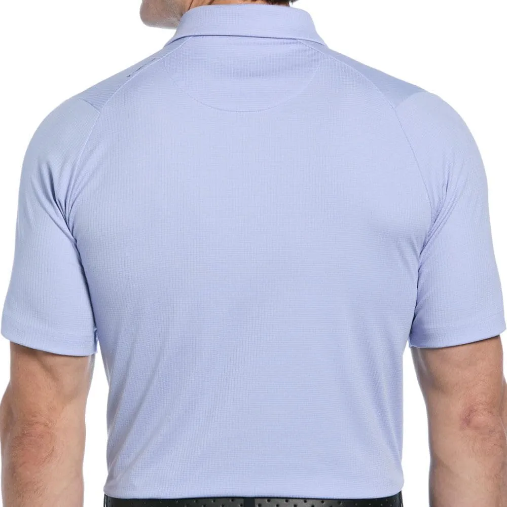 Callaway Men's Ventilated Classic Jacquard Short Sleeve Golf Polo, Stretch Seams, Moisture-Wicking (Available in Big & Tall)