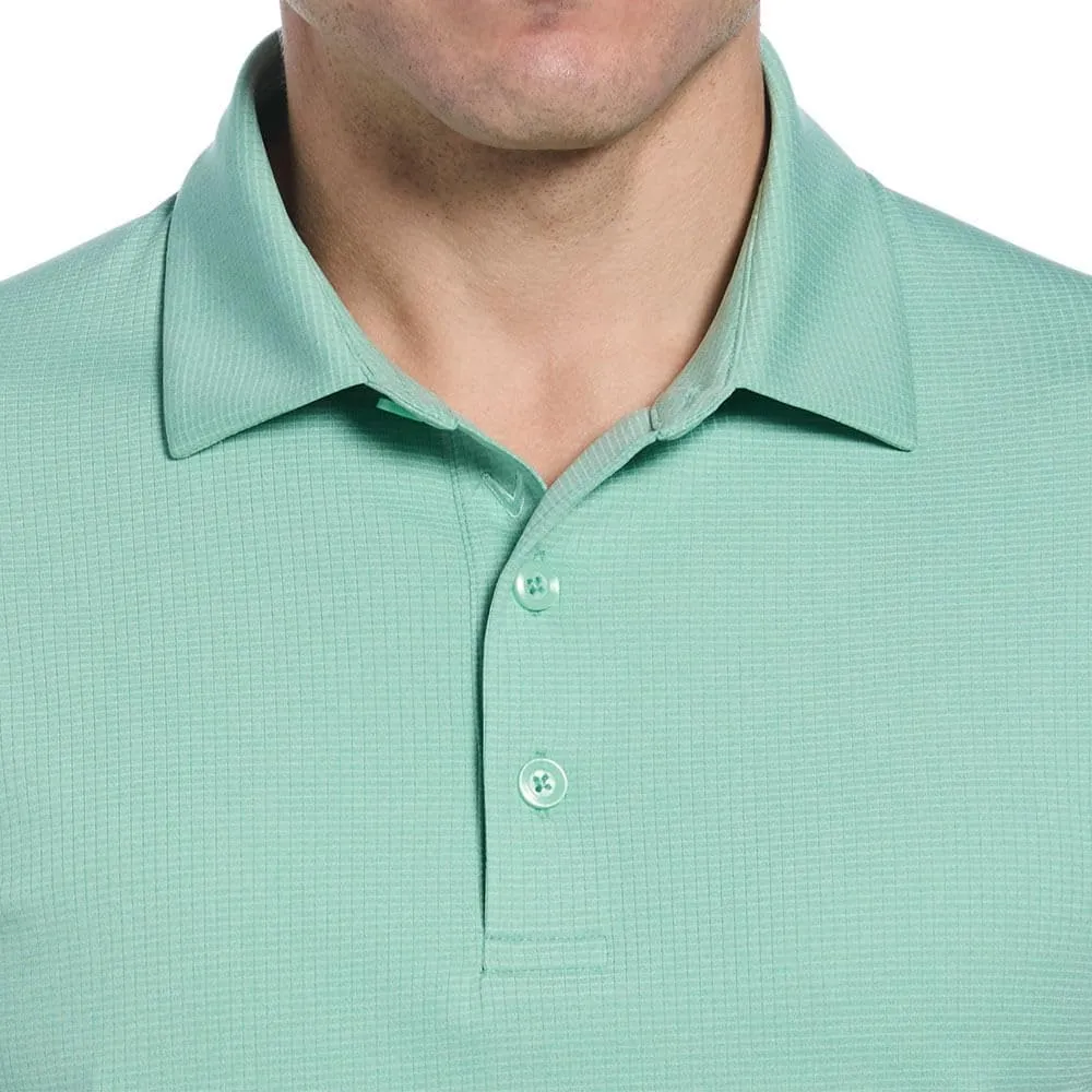 Callaway Men's Ventilated Classic Jacquard Short Sleeve Golf Polo, Stretch Seams, Moisture-Wicking (Available in Big & Tall)