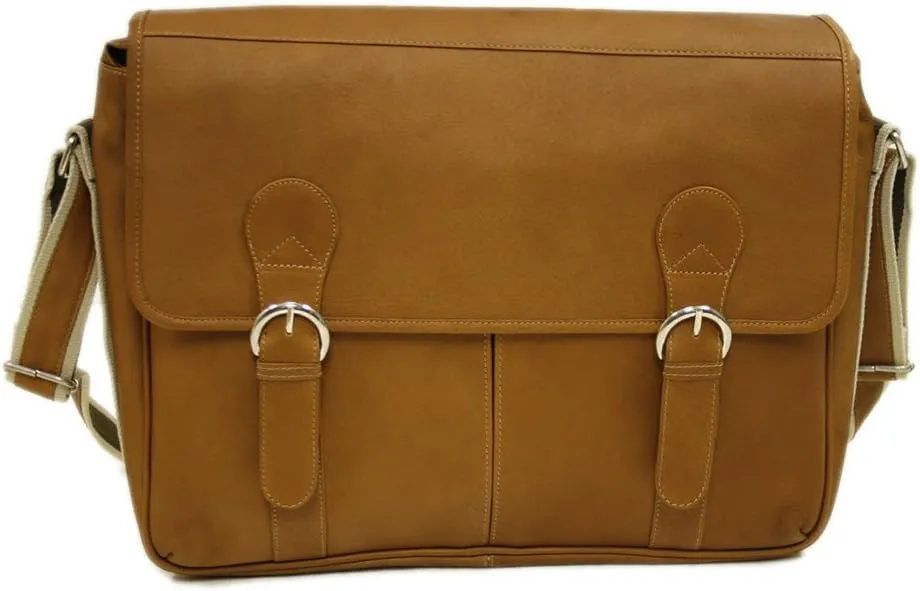Classic Expandable Messenger Bag, Saddle, One Size
