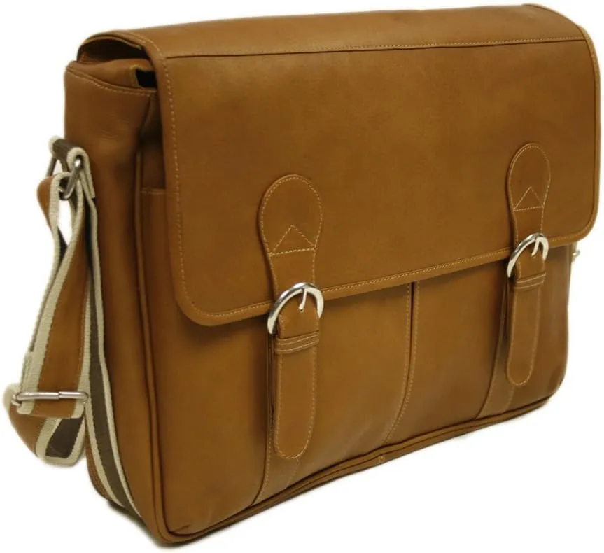 Classic Expandable Messenger Bag, Saddle, One Size
