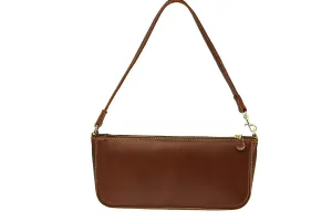 Classic handmade shoulder bag (Brown)