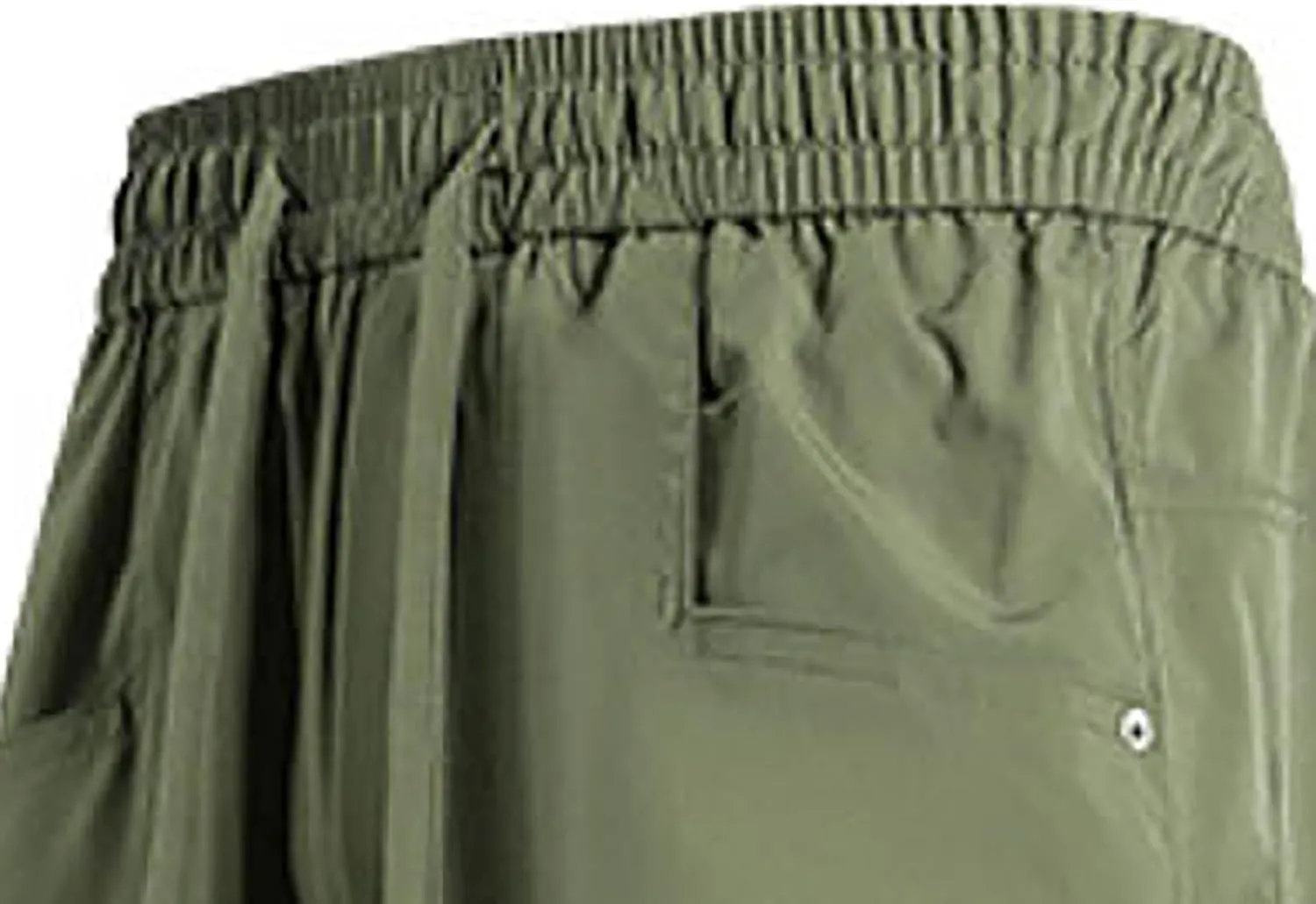 Compression Pants Men Baggy Jeans Working Shorts Stretch Elastic Waist Outfits Wide Leg Casual Resort Wear Big