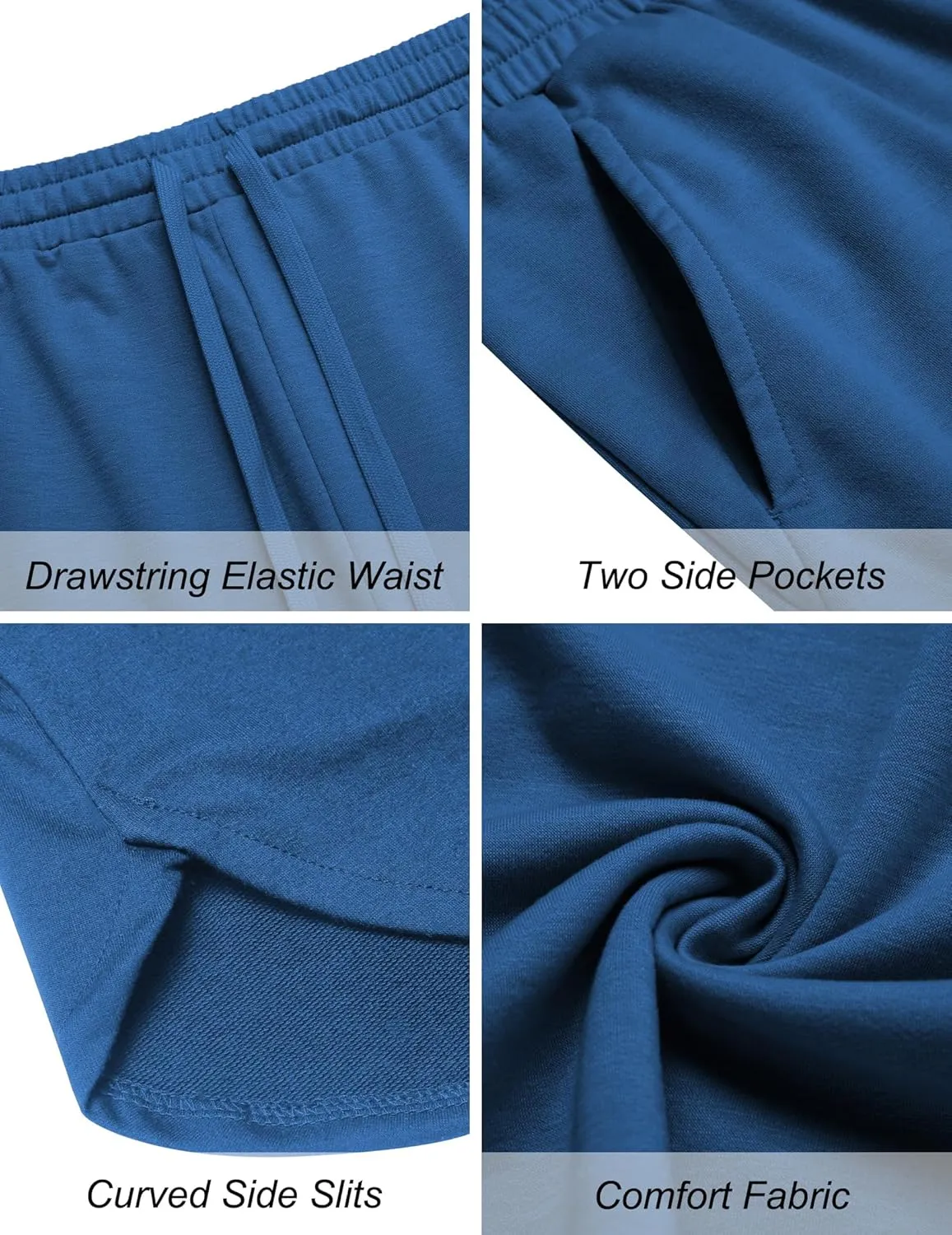 COOFANDY Mens 2 Pack Gym Workout Shorts Muscle Fit Lightweight Training Pants Bodybuilding Sports Jogger with Pockets