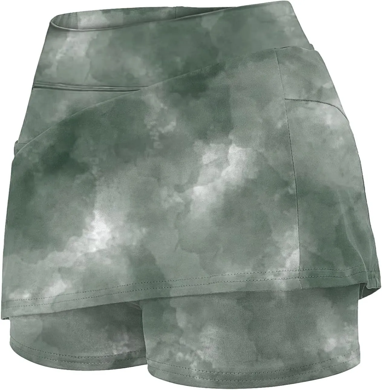 cooki Women's Mini Tennis Skirt 2025 Athletic Cute High Waisted Tie Dye Golf Skorts Summer Casual Lightweight Workout Shorts