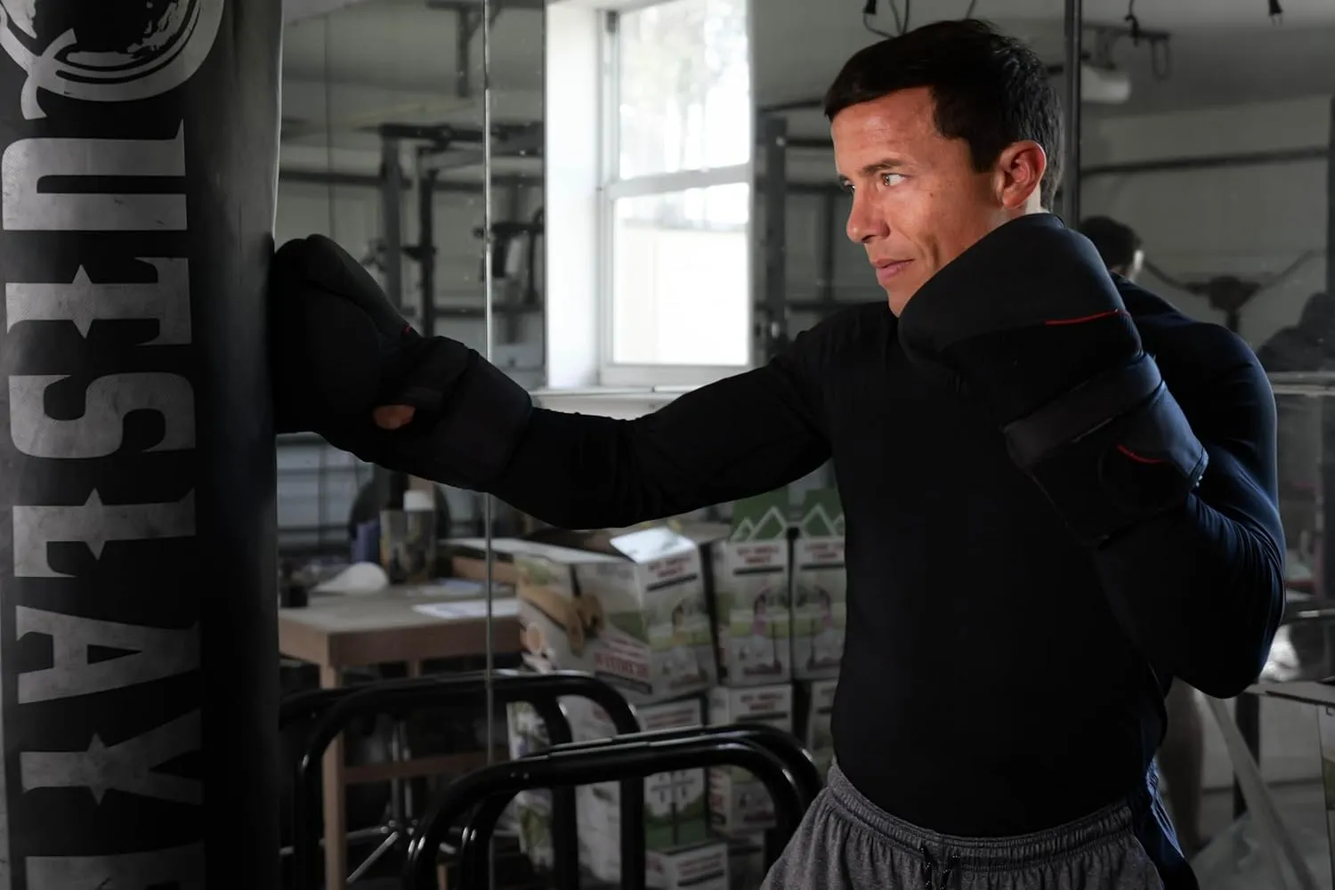 Core Tight Pro Men's Long Sleeve Compression Shirt Athletic Base Layer for Performance Workouts