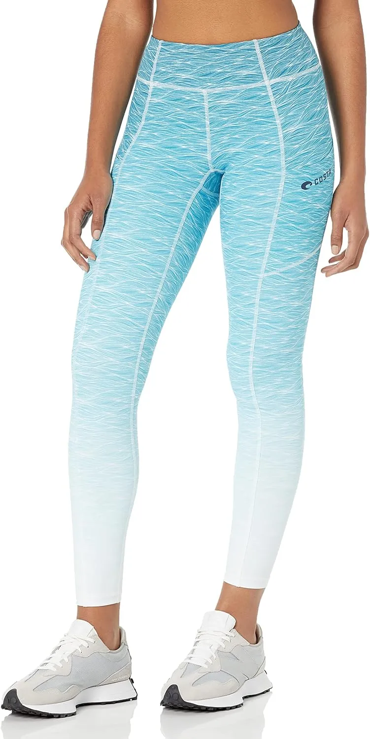 Costa Del Mar Women's Coastal Performance Printed Leggings