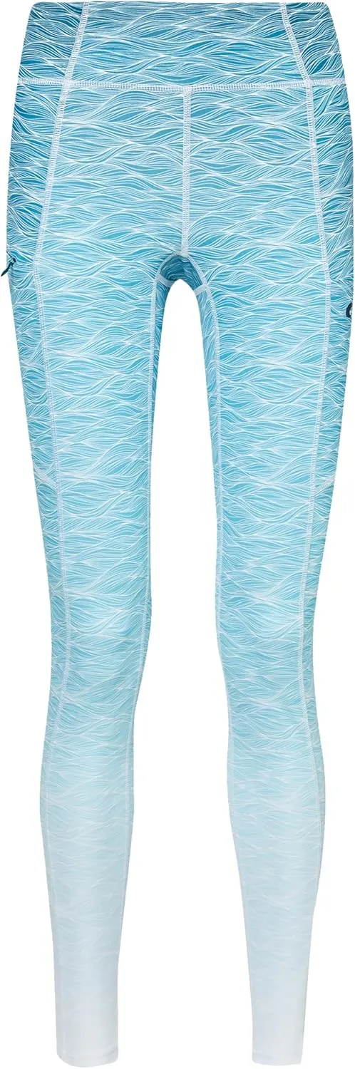 Costa Del Mar Women's Coastal Performance Printed Leggings