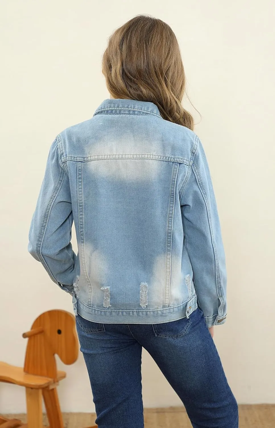 Cromoncent Classic Denim Jacket for Boys Girls