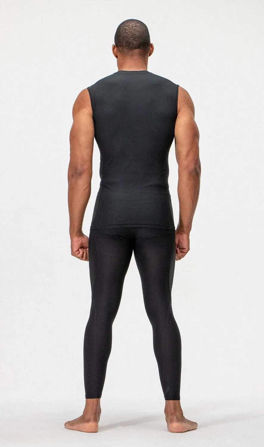 DEVOPS 3 Pack Men's Athletic Compression Shirts Sleeveless