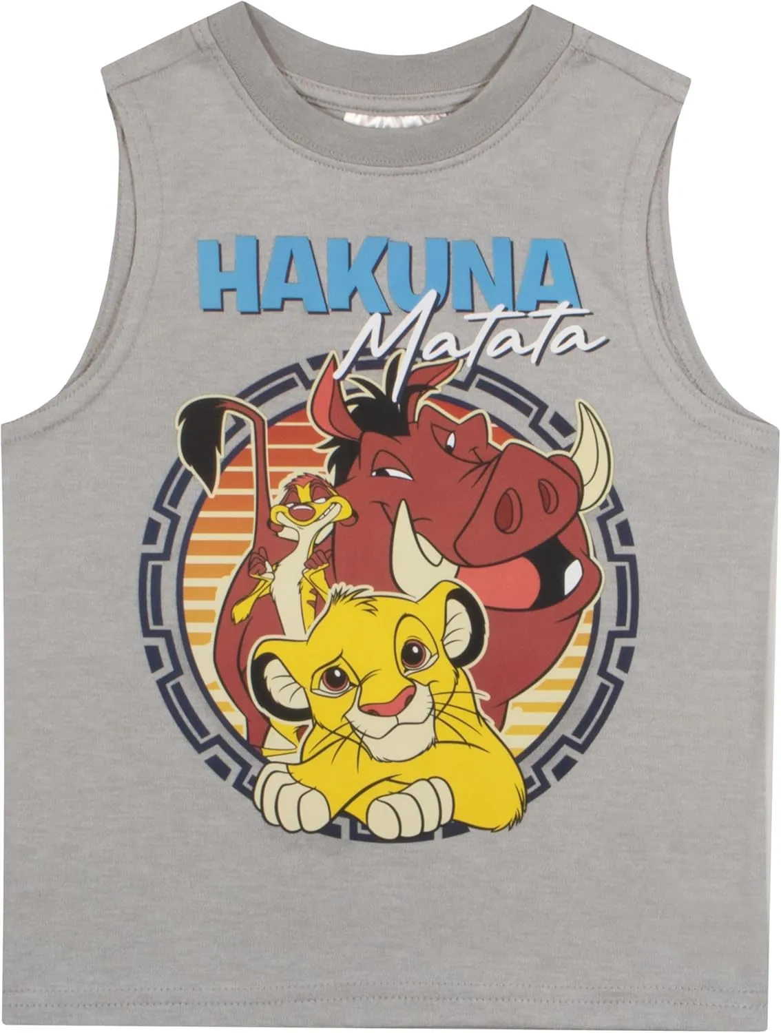 Disney Lion King Boys 3 Piece Short Set Kids Clothes Lion King Kid Tank Shirt Shorts Lion King Outfit Toddler Shorts Set