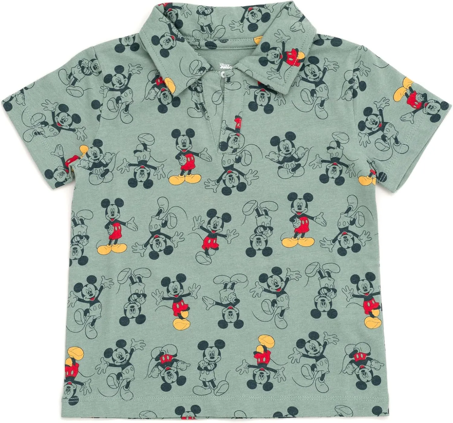 Disney Polo Shirt and Twill Shorts Outfit Set Toddler to Big Kid Sizes (2T - 10-12)