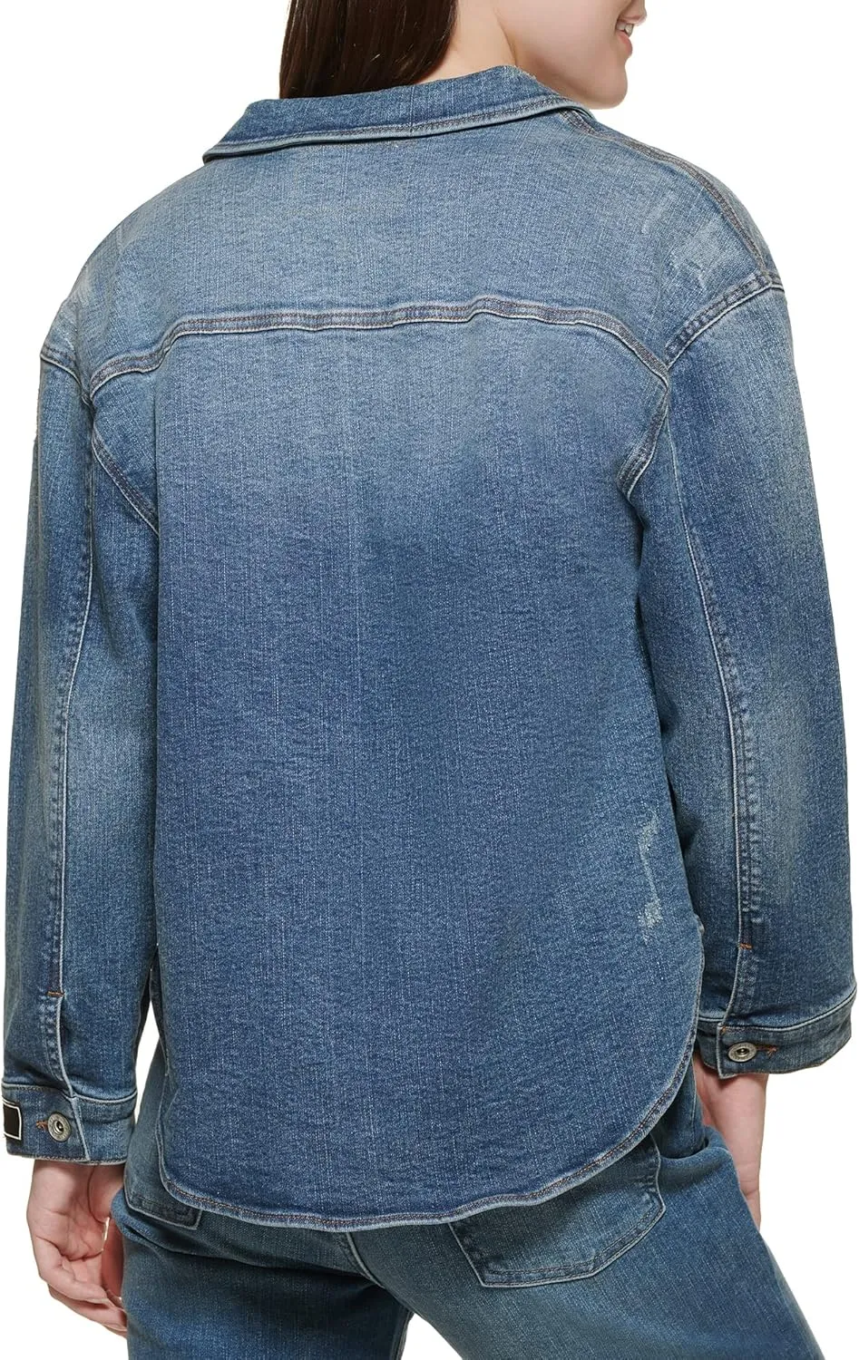 DKNY Women's Denim Trucker Jacket