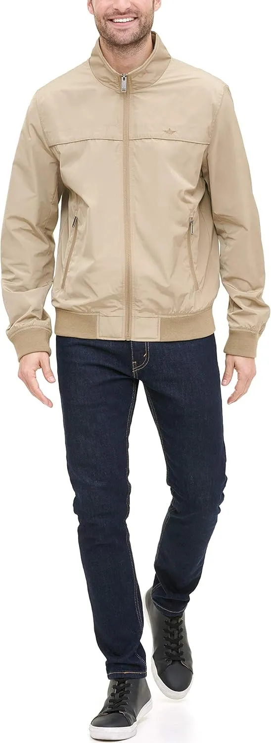 Dockers Men's Classic Stand Collar Bomber Jacket