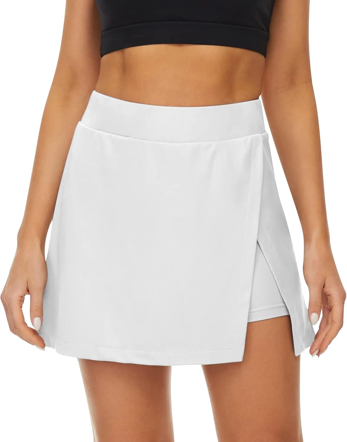 Fengbay Tennis Skirts for Women with Pockets, High Waisted Athletic Golf Skorts Skirts with Shorts