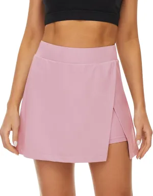 Fengbay Tennis Skirts for Women with Pockets, High Waisted Athletic Golf Skorts Skirts with Shorts