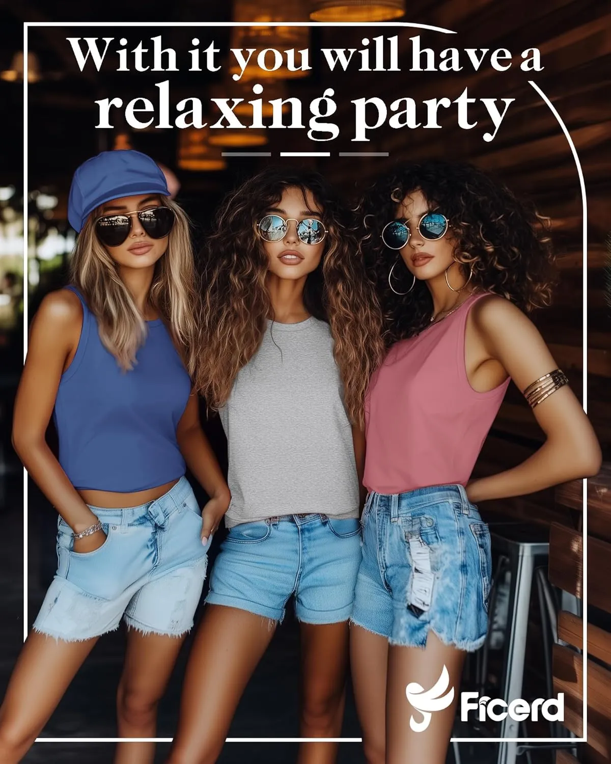 Ficerd 8 Pack Womens Sleeveless Tops, Crew Neck Loose Fit Tank Tops Basic Summer Cotton Shirts Casual 2025 Fashion T Shirts