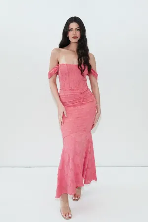 Flora Corset Midi Dress