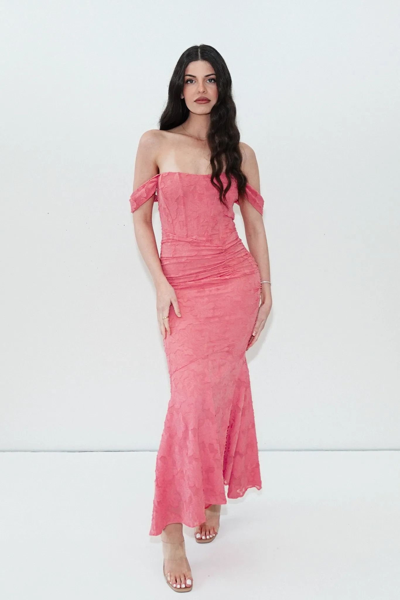 Flora Corset Midi Dress