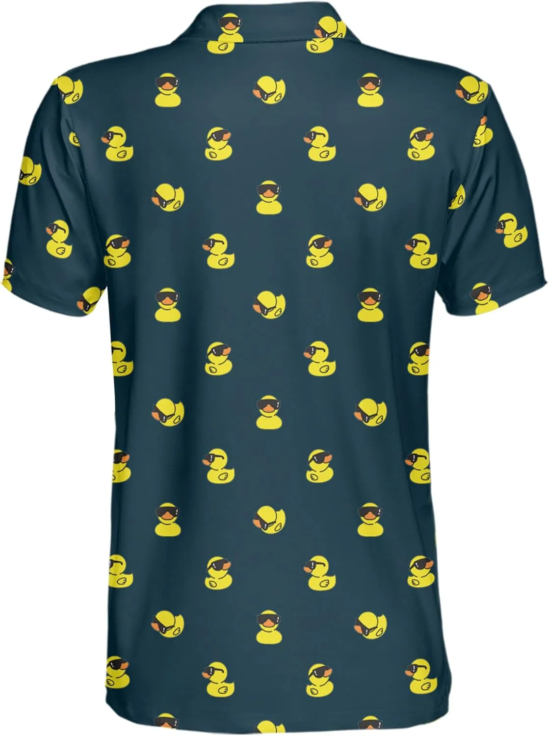 Funny Golf Shirt for Men Print Hawaiian Mens Polo Shirts Golf Gifts