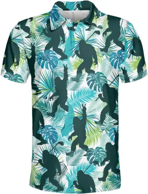 Funny Golf Shirt for Men Print Hawaiian Mens Polo Shirts Golf Gifts