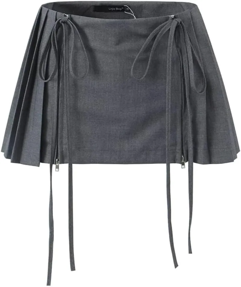 GGOOB Y2k Skirt Preppy Skirt Preppy Clothe Skorts Skirts for Women Pleated Mini Skirts for Women
