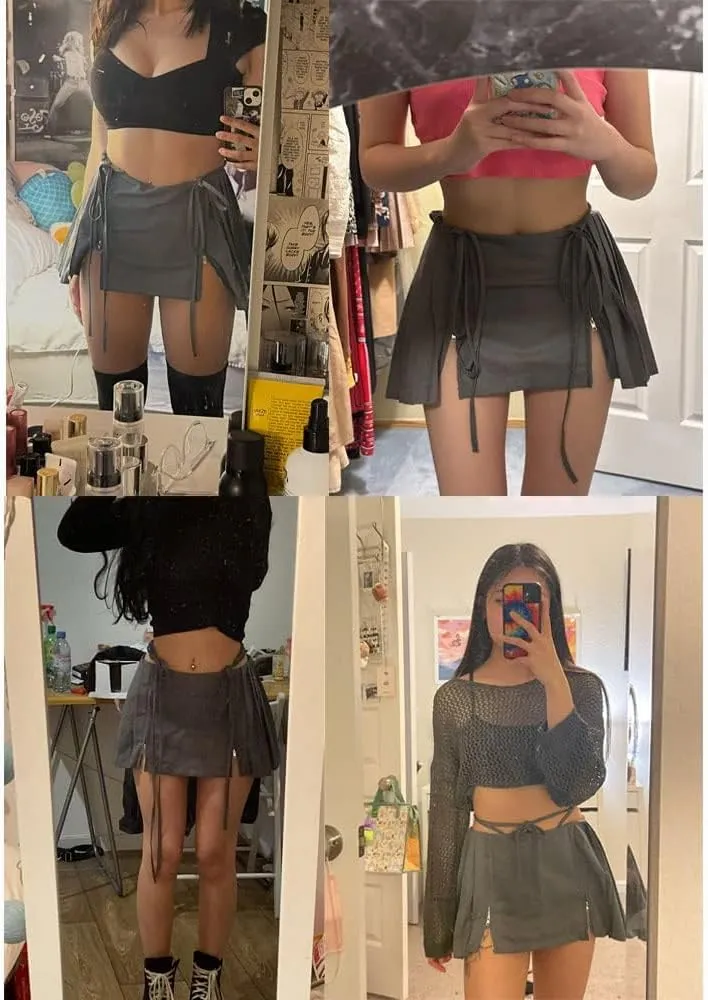 GGOOB Y2k Skirt Preppy Skirt Preppy Clothe Skorts Skirts for Women Pleated Mini Skirts for Women