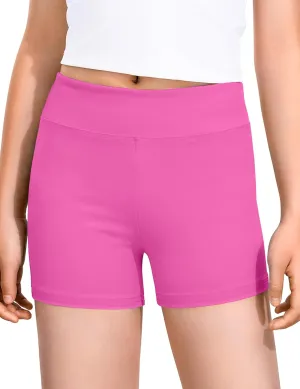 Girls Dance Shorts Biker Gymnastics Cartwheel Athletic Clothes Under Dress for Kids Youth Volleyball Tumbling