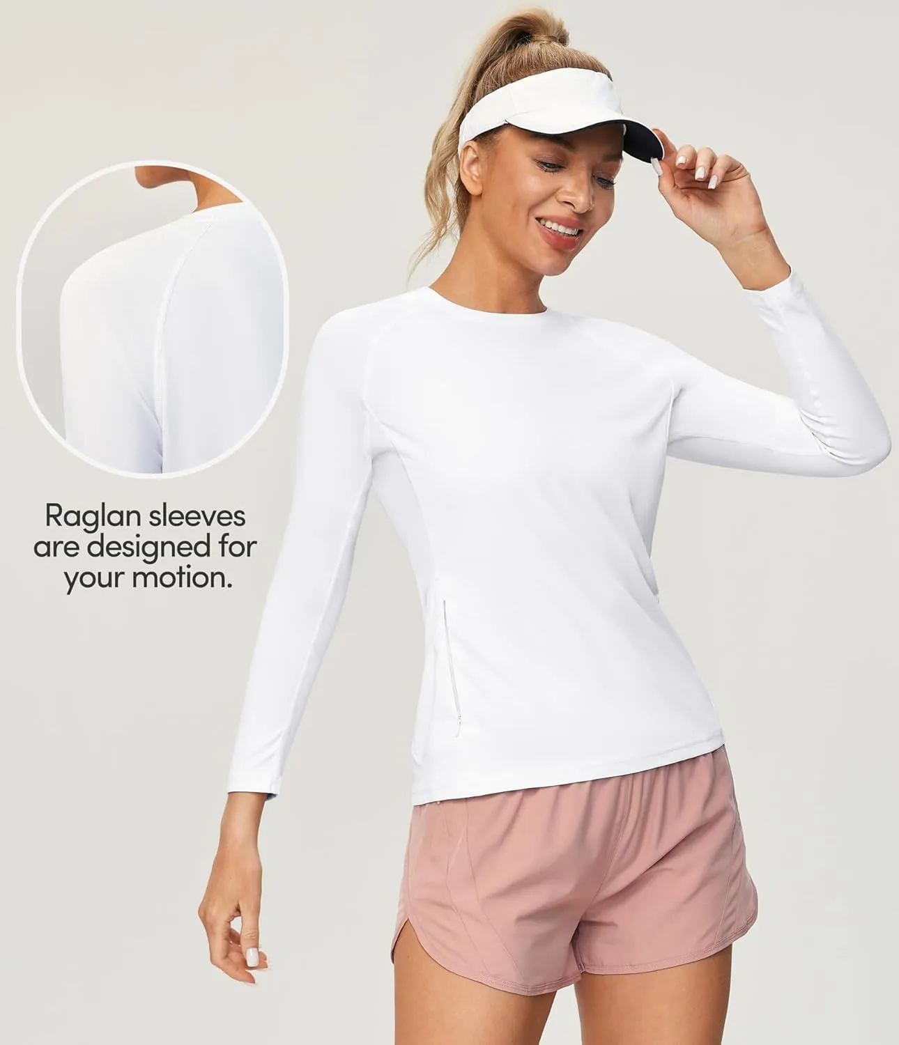 Heathyoga Rash Guard for Women UPF 50  SPF UV Protection Shirts for Women Long Sleeve Swim Shirts for Woman Sun Shirt