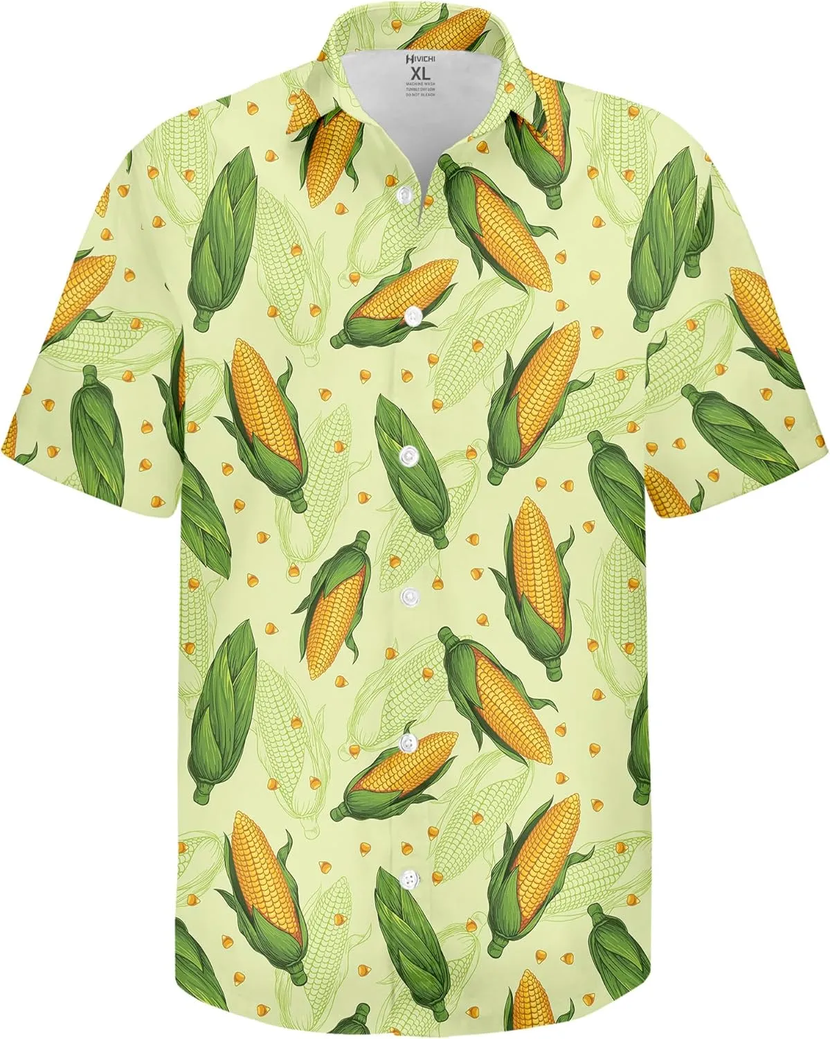 HIVICHI Hawaiian Shirt for Men Funny Summer Beach Aloha Shirts