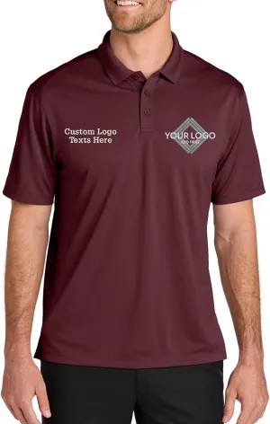 INK STITCH Men K240 Custom Embroidery Add Logo Texts Wearever Performance Pique Polo Shirts