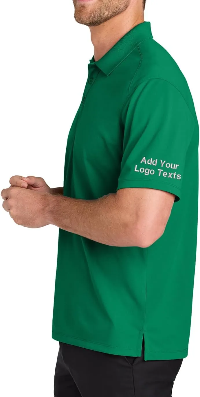 INK STITCH Men K240 Custom Embroidery Add Logo Texts Wearever Performance Pique Polo Shirts