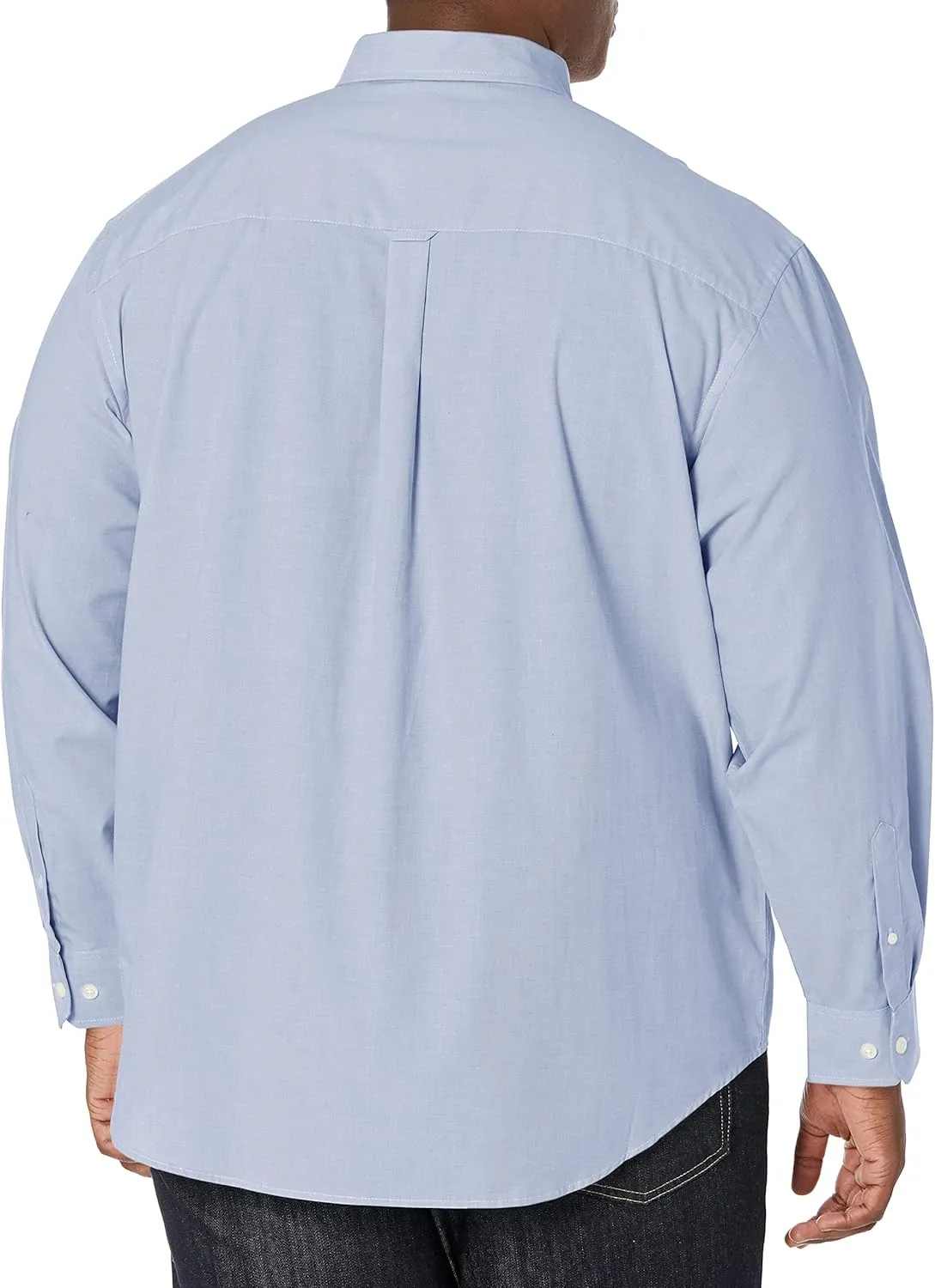 IZOD Men's Big and Tall Button Down Long Sleeve Stretch Performance Solid Shirt