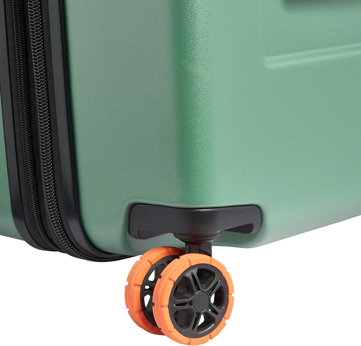 Jeep JH002B Hardside Expandable Luggage with Spinner Wheels, Elm Green, 2 Piece Set 19/29 Inch