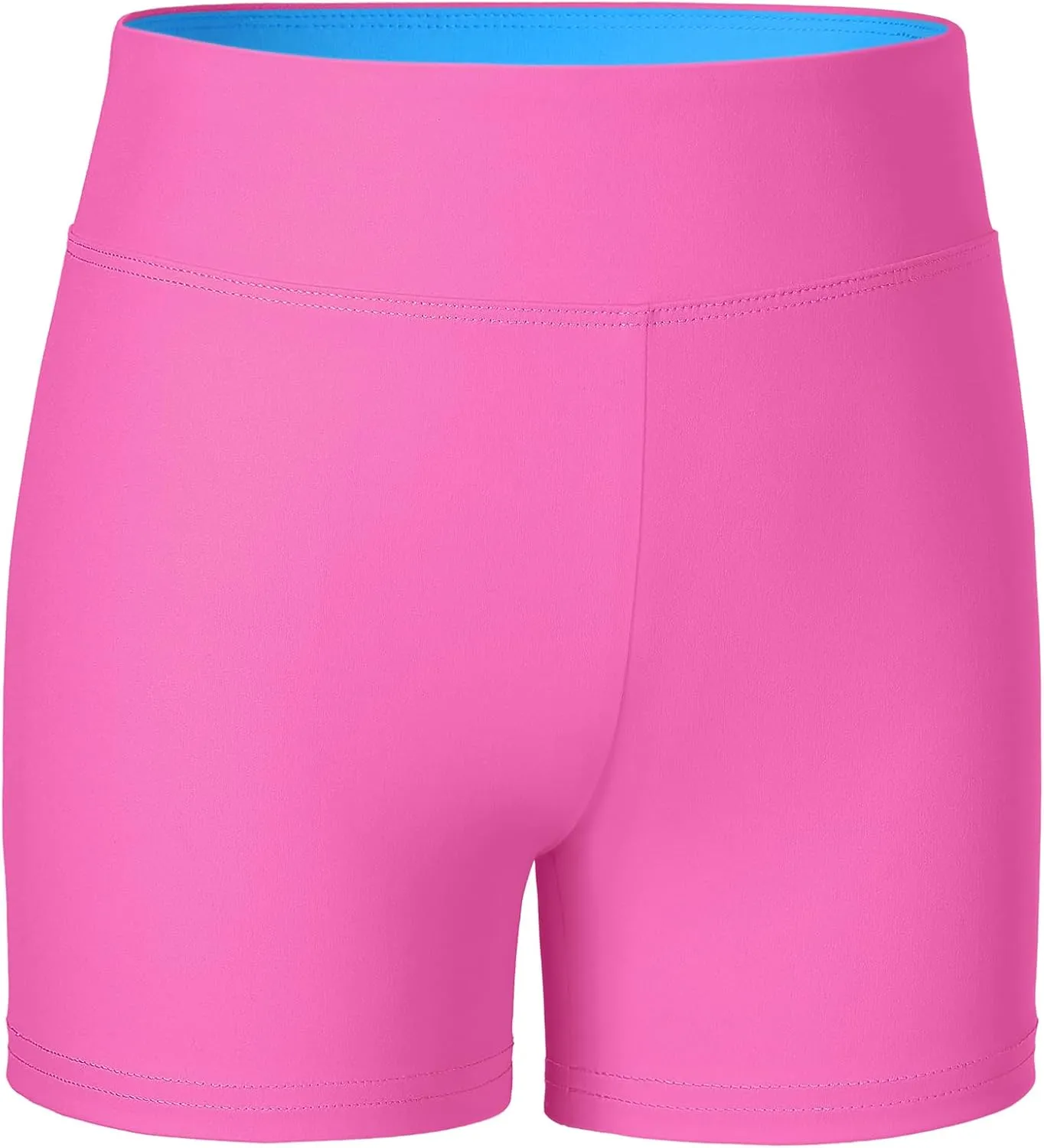 JOCMIC Girls Athletic Shorts Kids Dance High Waisted Yoga Short for Bike Gym Volleyball Running