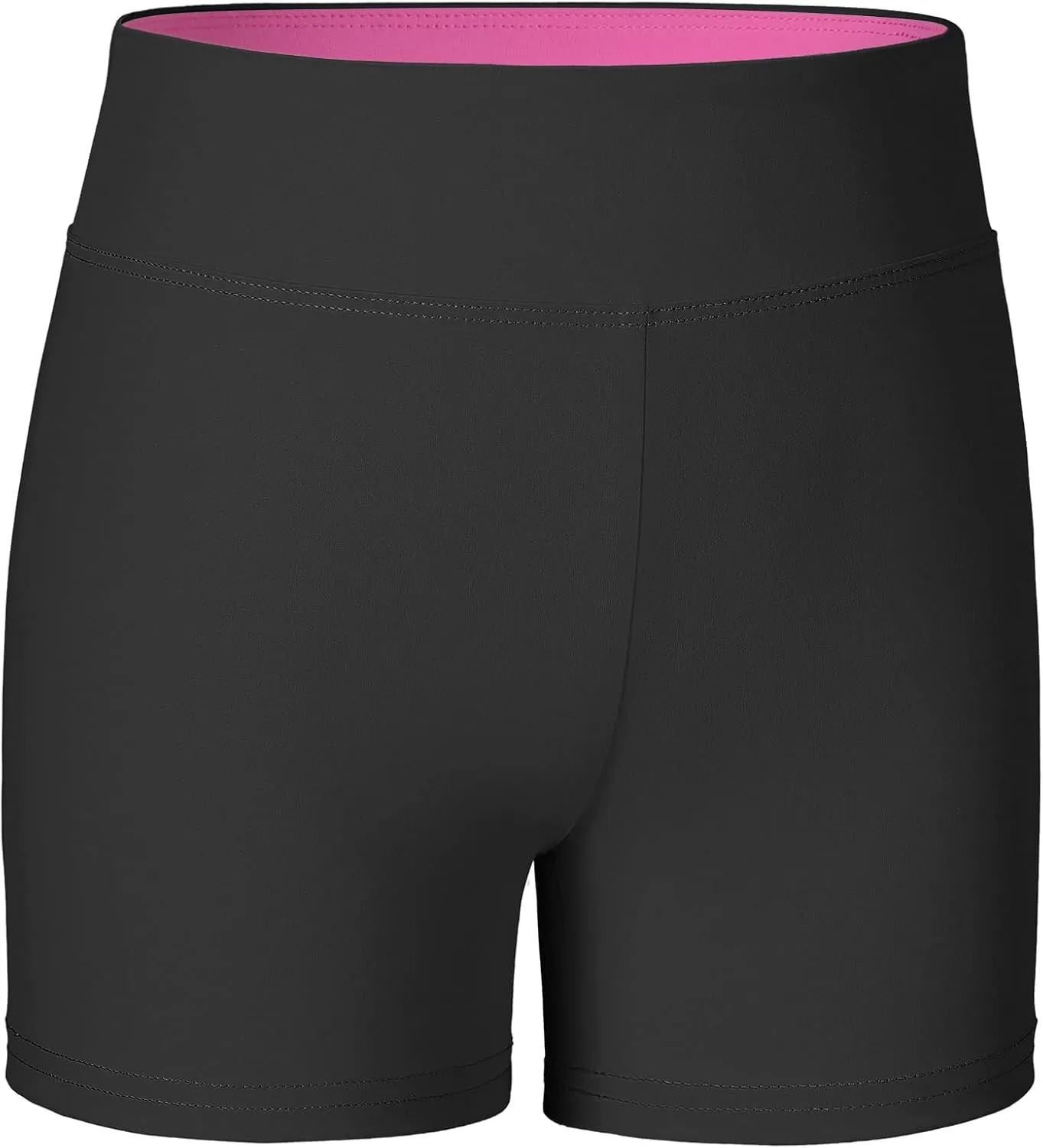 JOCMIC Girls Athletic Shorts Kids Dance High Waisted Yoga Short for Bike Gym Volleyball Running